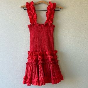 Luxxel Ruffle Mini Dress Size Small